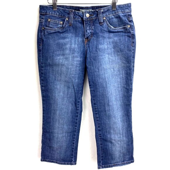 Refuge Womens Capri Cropped Denim Jeans Size 11 - Picture 1 of 6